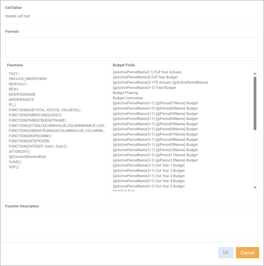 formula cell editor