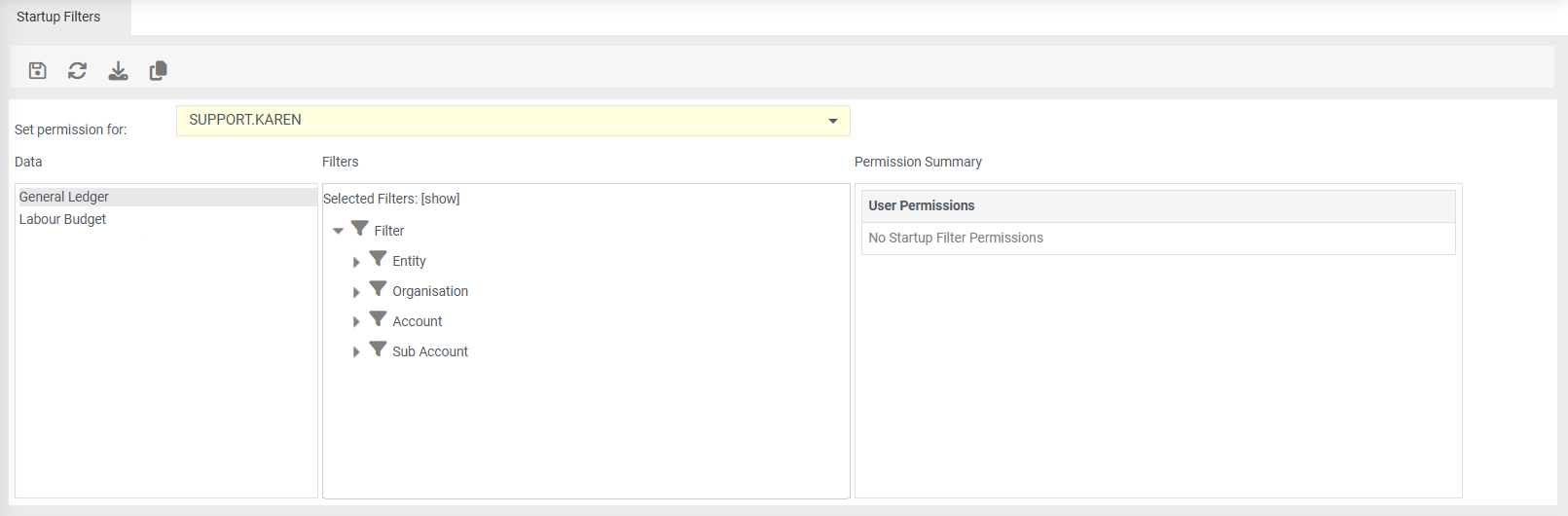startup filters
