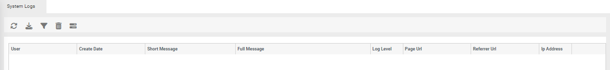 system log