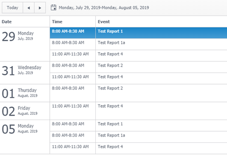 Calendar-agenda